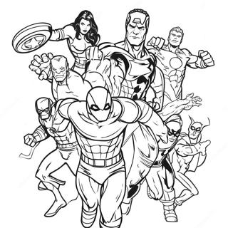 Marvel Coloring Page 129762-62871