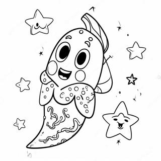 Cute Rainbow Corn With Sparkles Coloring Page 129788-62894