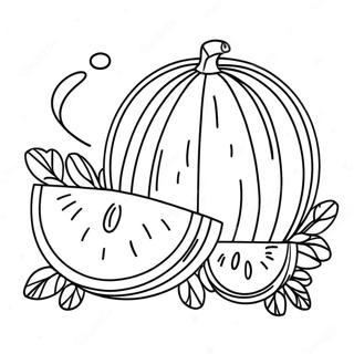 Sunny And Melon Coloring Page 129813-62912