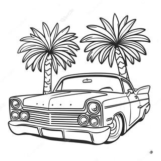 Chicano Lowrider Coloring Pages