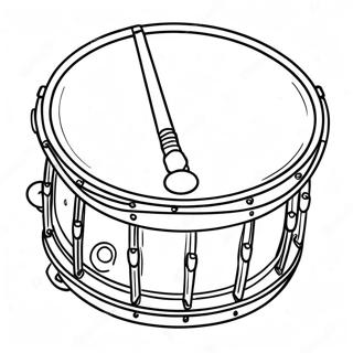 Drum Coloring Page 129917-62990