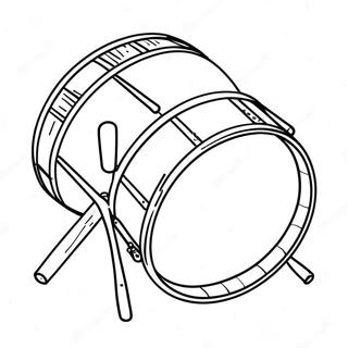 Drum Coloring Page 129917-62991