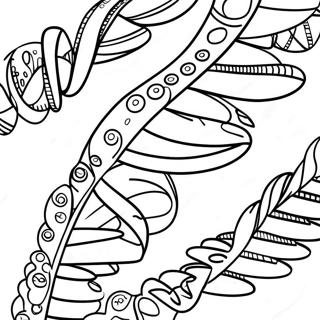 Colorful Dna Strand Coloring Page 129944-63017