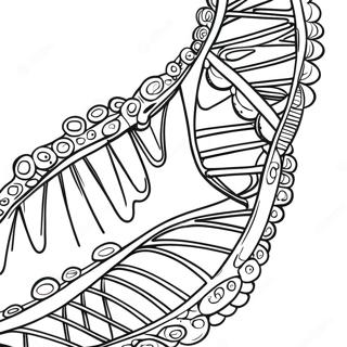 Colorful Dna Strand Coloring Page 129944-63018