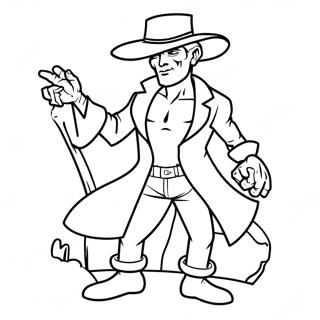 Sandman Coloring Page | Coloring-Pages.com