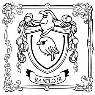 Ravenclaw House Colors Coloring Page 130072-63119