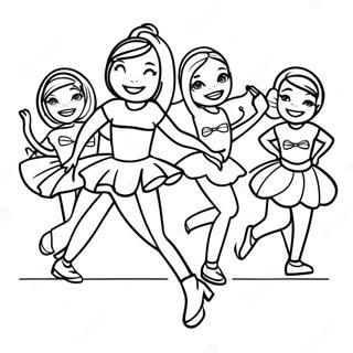 Fierce Dance Moms Competition Coloring Page 130098-63142