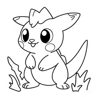 Starter Pokemon Coloring Pages