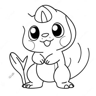 Cute Starter Pokemon Coloring Page 130122 63156