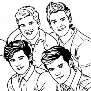 One Direction Coloring Page 130146-63169