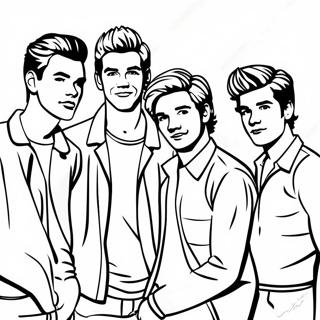 One Direction Coloring Page 130146-63170