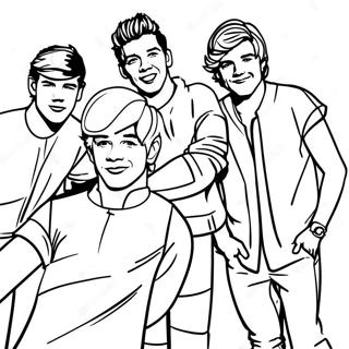 One Direction Coloring Page 130146-63171