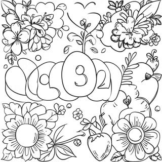 Months Of The Year Coloring Pages