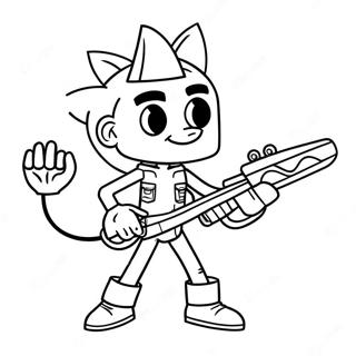 Johnny Test Coloring Page 130224-63231