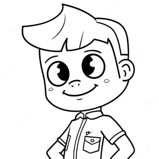 Johnny Test Coloring Page 130224-63232