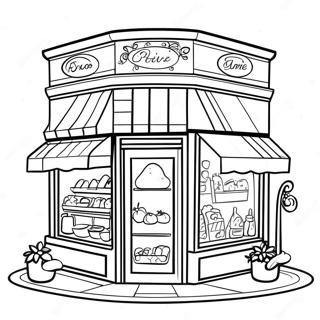 Shops Coloring Page 130250-63250