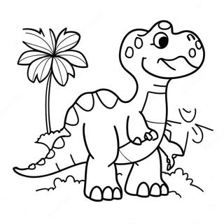 Dinosaur Birthday Coloring Page 130326-63310