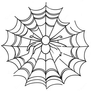 Halloween Spider Web Coloring Page 130355-63342