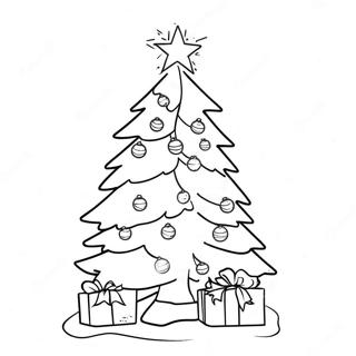 Christmas Tree Coloring Pages