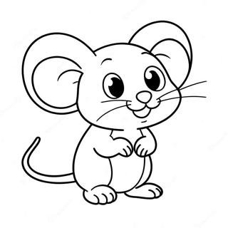 Cute Mouse Coloring Pages