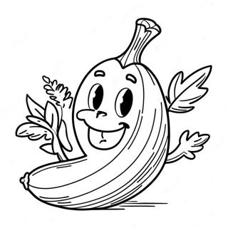 Banana Eats Coloring Page 130531-63472