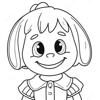 Bonnie With A Big Smile Coloring Page 130587-63525
