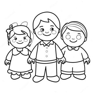 Little People Coloring Pages