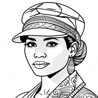 Zendaya Coloring Pages