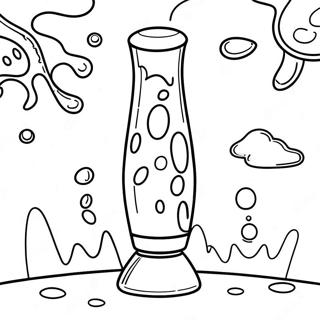 Colorful Lava Lamp Coloring Page 130868-63733