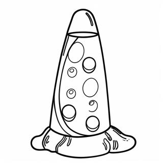 Glowing Lava Lamp Coloring Page 130870-63742