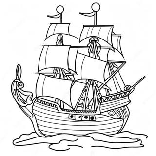 Captain Hook S Ship Coloring Page 130921-63777
