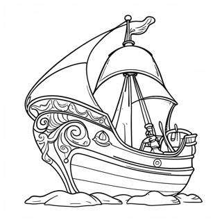 Captain Hook S Ship Coloring Page 130921-63778