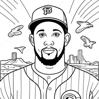 Fernando Tatis Jr Coloring Pages