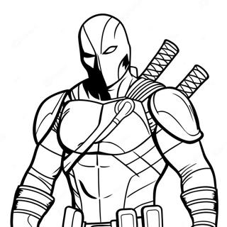 Deathstroke Coloring Page 130997-63831