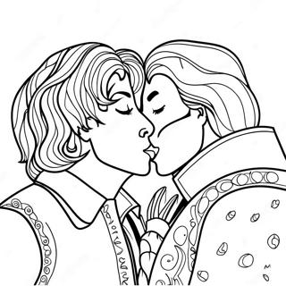 Kiss Coloring Pages