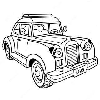 Lego Car Coloring Pages