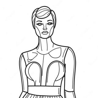 Mannequin Coloring Page 131152-63946