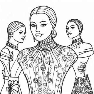 Mannequin Coloring Page 131152-63947