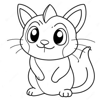 Pokemon Meowth Coloring Pages