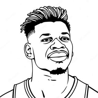 Jimmy Butler Coloring Page 131357-64108