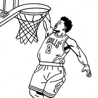 Jimmy Butler Dunking Coloring Page 131358-64110