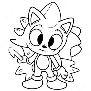 Cream Sonic Coloring Pages