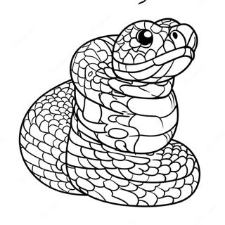 Rattlesnake Coloring Pages