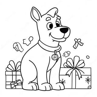 Scooby Doo Christmas Coloring Pages