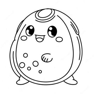 Tamagotchi Coloring Pages