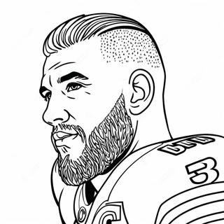 Travis Kelce Coloring Page 131691-64368