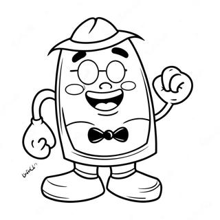 Funny Stanley Tumbler Character Coloring Page 131746-64419