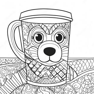 Stylish Stanley Tumbler With Patterns Coloring Page 131747-64424