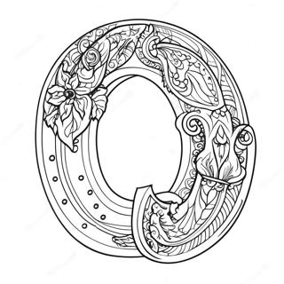 Charming Horseshoe Coloring Page 131771 64434