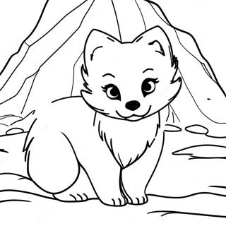 Arctic Fox Coloring Page 131821-64467